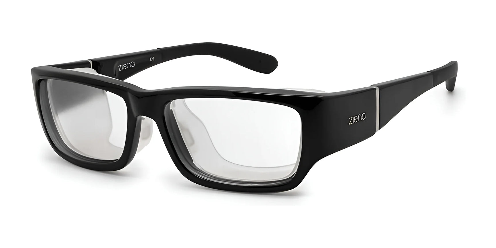 Ziena Nereus Eyeglasses Glossy Black / BlueByrd Blue Light - Level 1 / Frost THICK version (deeper below eyes) Ziena Nereus Eyeglasses Glossy Black / BlueByrd Blue Light - Level 1 / Frost THICK version (deeper below eyes)