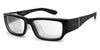 Ziena NEREUS Eyeglasses | Size 55 / Glossy Black / Clear / Frost THICK version (deeper below eyes)