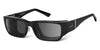 Ziena NEREUS Sunglasses | Size 55 / Glossy Black / Ultra Dark (0.5%) Waiver Required - Category 5 / Black