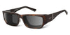 Ziena NEREUS Sunglasses | Size 55 / Dark Tortoise / Gray (12%) / Black