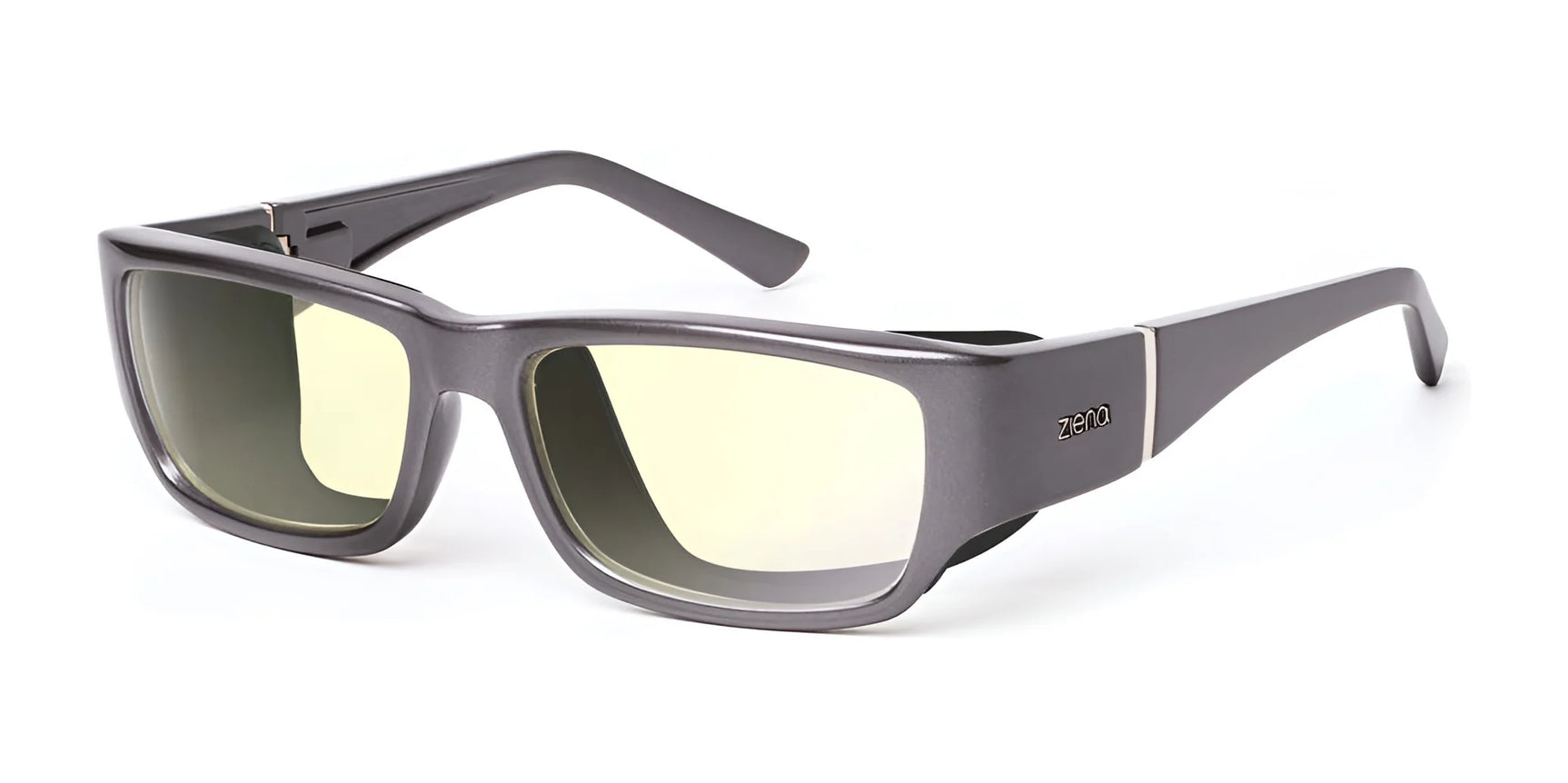 Ziena Nereus Eyeglasses Titan / BlueByrd Blue Light - Level 2 - Pale Yellow / Black Ziena Nereus Eyeglasses Titan / BlueByrd Blue Light - Level 2 - Pale Yellow / Black
