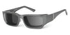 Ziena NEREUS Sunglasses | Size 55 / Titan / Gray (12%) / Black