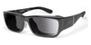 Ziena NEREUS Sunglasses | Size 55 / Titan / Polarized Gray (11%) / Black