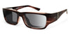 Ziena NEREUS Sunglasses | Size 55 / Veneer - No Nose Pads / Extra Dark Gray (3.8%) Waiver Required - Category 4 / Black