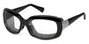 Ziena OASIS Eyeglasses | Size 61 / Glossy Black / Clear / Black