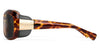 Ziena OASIS Sunglasses | Size 61 / Dark Tortoise / BlueByrd Blue Light - Level 3 / Black
