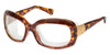 Ziena OASIS Eyeglasses | Size 61 / Light Tortoise / Clear / Frost