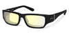 Ziena SEACREST Sunglasses | Size 54 / Glossy Black / BlueByrd Blue Light - Level 2 / Frost