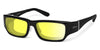 Ziena SEACREST Sunglasses | Size 54 / Glossy Black / BlueByrd Blue Light - Level 3 / Frost