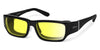 Ziena SEACREST Sunglasses | Size 54 / Glossy Black / BlueByrd Blue Light - Level 3 / Black