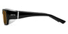 Ziena SEACREST Sunglasses | Size 54 / Dark Tortoise / BlueByrd Blue Light - Level 3 / Black
