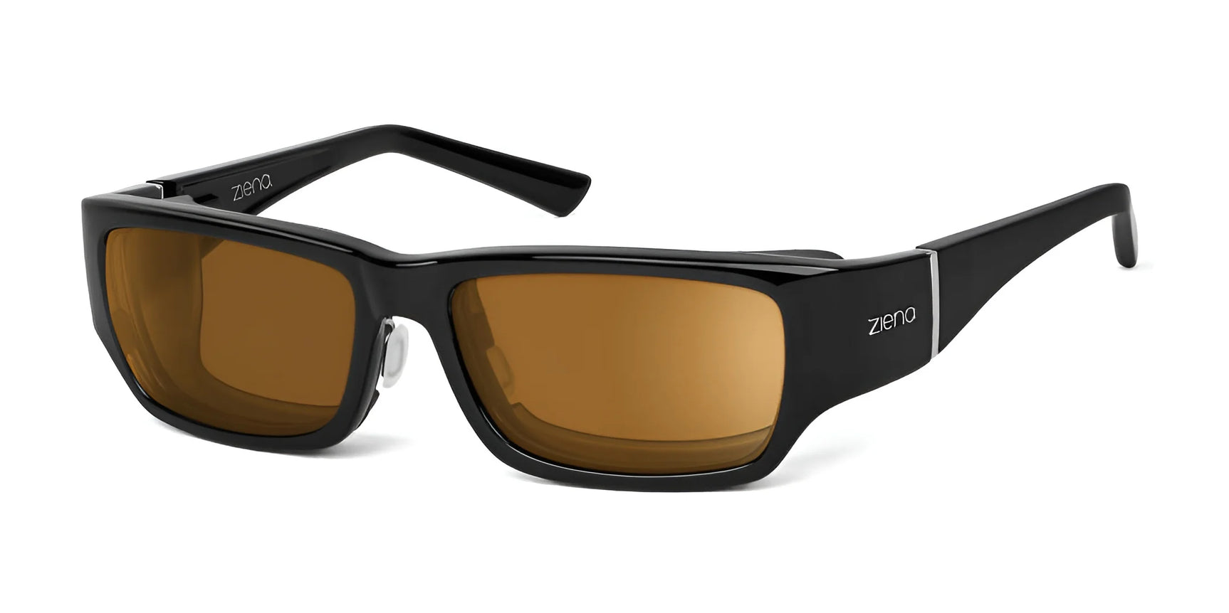 Ziena Seacrest Sunglasses Glossy Black / Polarized Copper / Black Ziena Seacrest Sunglasses Glossy Black / Polarized Copper / Black