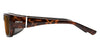 Ziena SEACREST Sunglasses | Size 54 / Dark Tortoise / BlueByrd Blue Light - Level 3 / Black