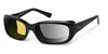 Ziena VERONA Sunglasses | Size 58 / Glossy Black / Contrast Photochromic / Black