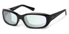 Ziena VERONA Eyeglasses | Size 58 / Glossy Black / BlueByrd Blue Light Blocker / Frost