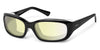 Ziena VERONA Sunglasses | Size 58 / Glossy Black / BlueByrd Blue Light - Level 2 / Frost
