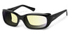 Ziena VERONA Sunglasses | Size 58 / Glossy Black / BlueByrd Blue Light - Level 2 / Black
