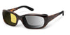 Ziena VERONA Sunglasses | Size 58 / Dark Tortoise / Contrast Photochromic / Black