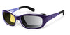 Ziena VERONA Sunglasses | Size 58 / Lilac / Contrast Photochromic / Black