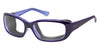 Ziena VERONA Eyeglasses | Size 58 / Lilac / Clear +1.50 / Black