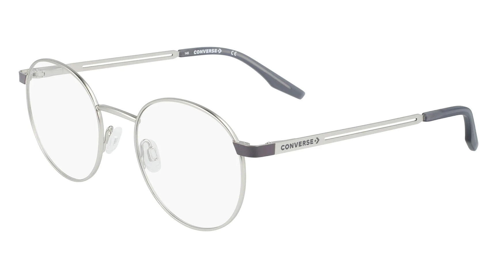 Converse CV1001 Eyeglasses Satin Silver Converse CV1001 Eyeglasses Satin Silver