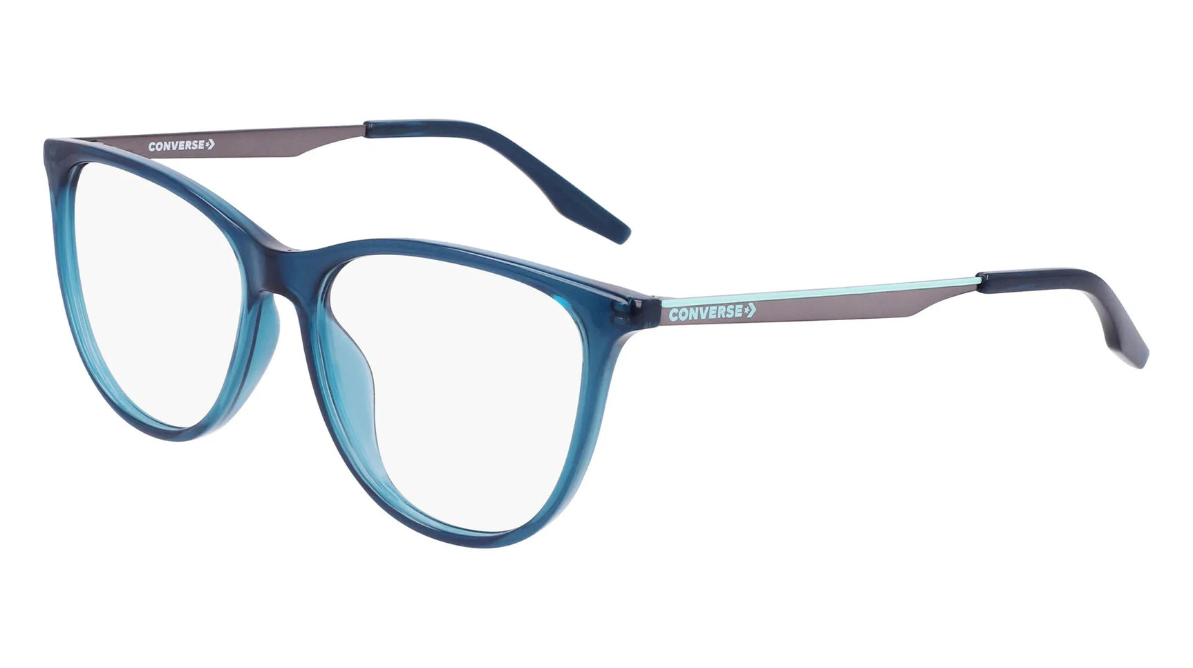 Converse CV8007 Eyeglasses Crystal Midnight Turq Converse CV8007 Eyeglasses Crystal Midnight Turq