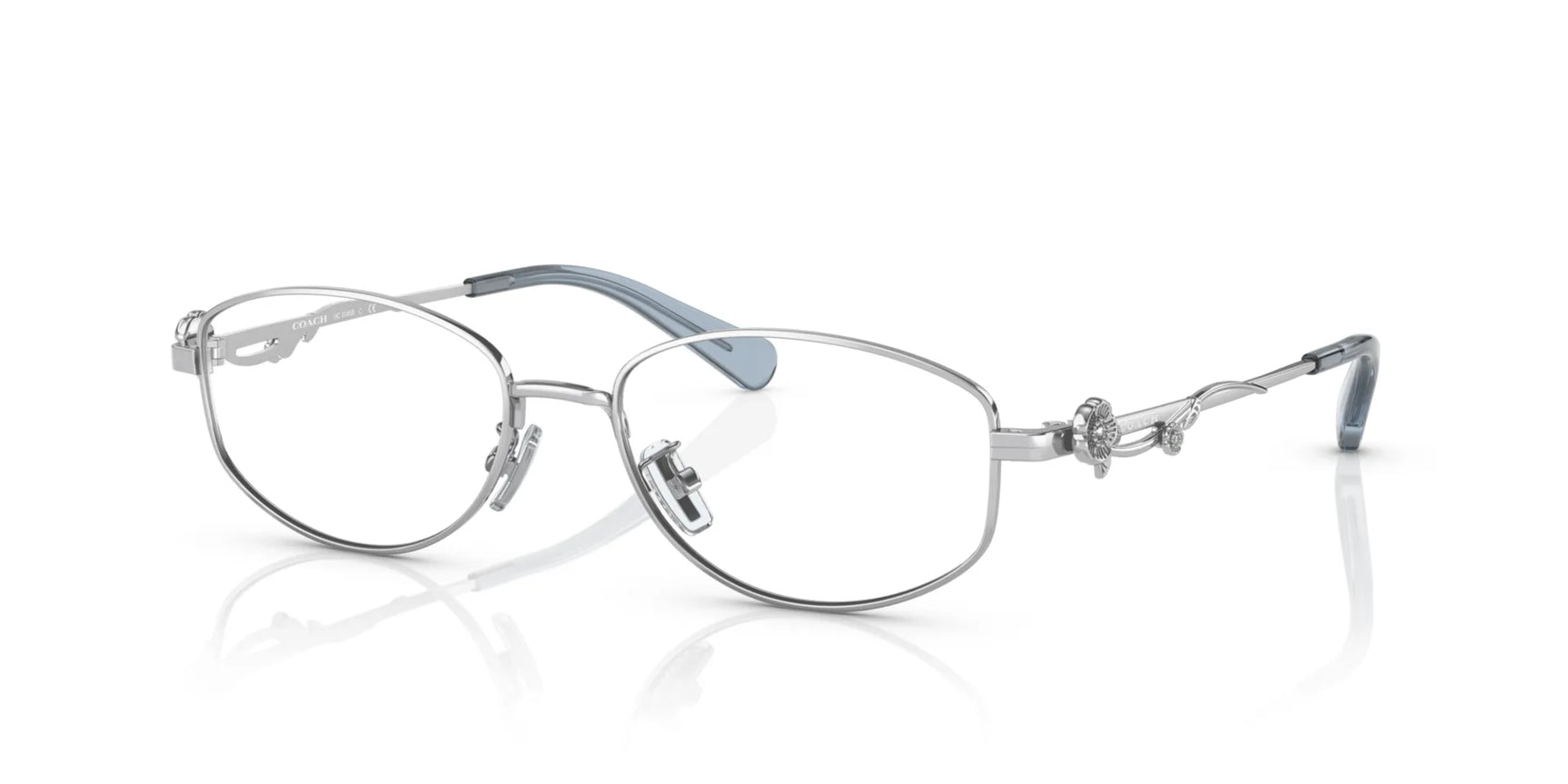 Coach HC5145B Eyeglasses Shiny Silver Coach HC5145B Eyeglasses Shiny Silver