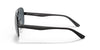 Coach C2098 HC7121 Sunglasses | Size 58 / Matte Black №93806G / Grey Silver Flash (3N 13.3%)