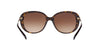 Coach L1664 HC8215F Sunglasses | Size 57 / Dark Tortoise / Brown Gradient (3N 14.2%)