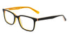 Marchon NYC M6502 Eyeglasses / Black / Orange / Size 48