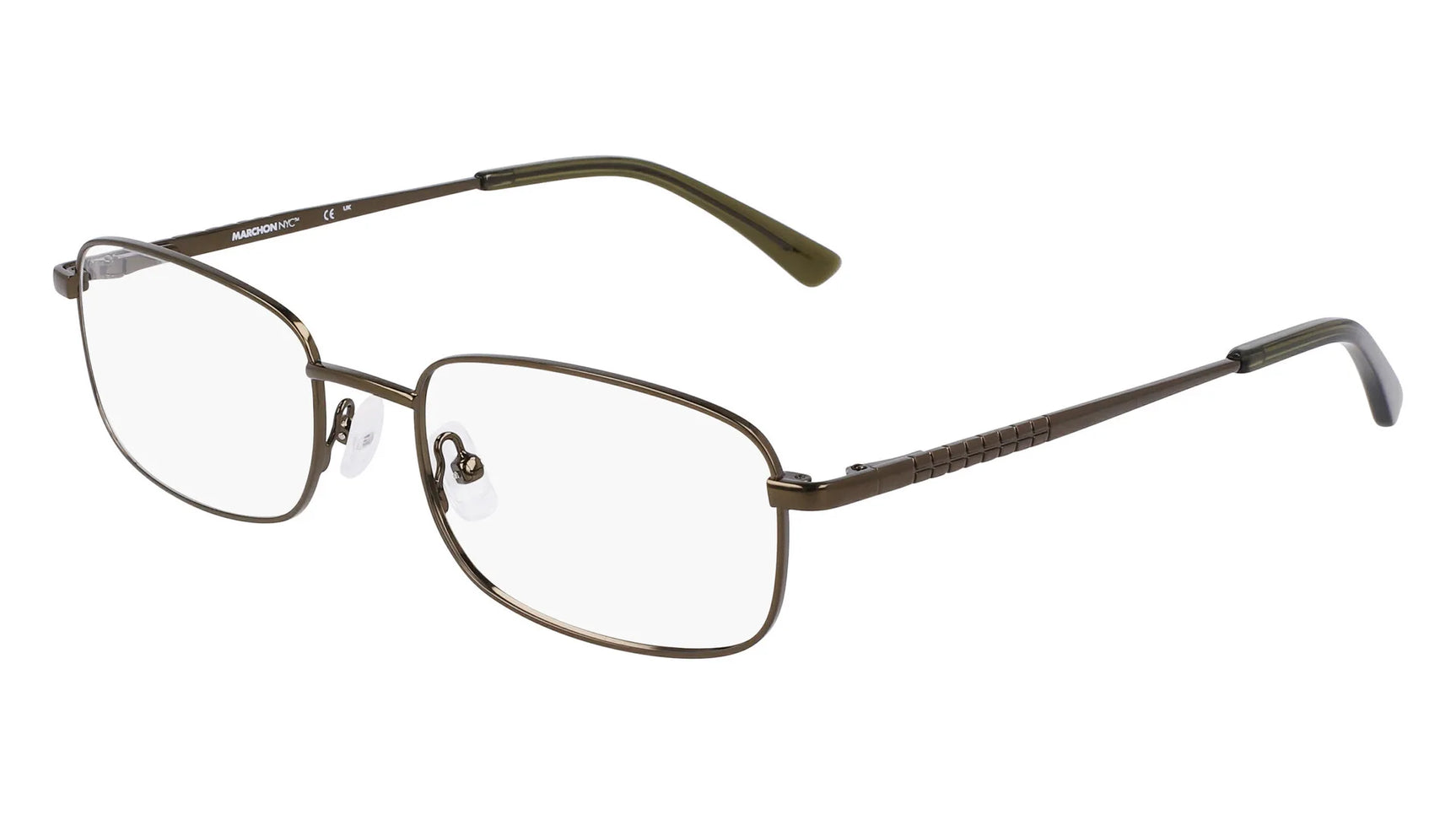 Marchon NYC M-9006 Eyeglasses Shiny Olive Marchon NYC M-9006 Eyeglasses Shiny Olive