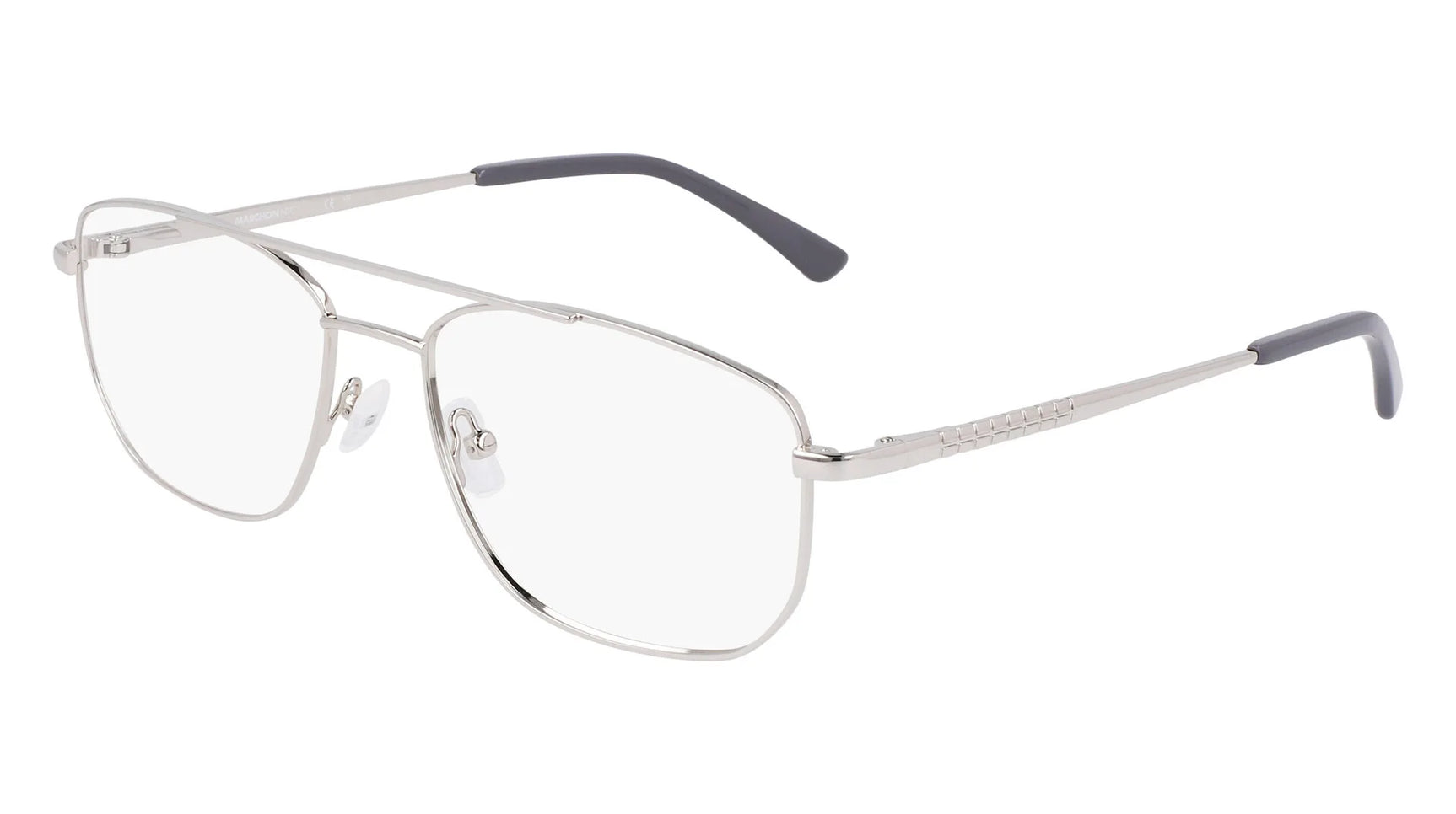 Marchon NYC M-9007 Eyeglasses Shiny Light Gunmetal Marchon NYC M-9007 Eyeglasses Shiny Light Gunmetal