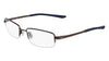 Nike 4292 Eyeglasses / Walnut / Midnight Navy / Size 51