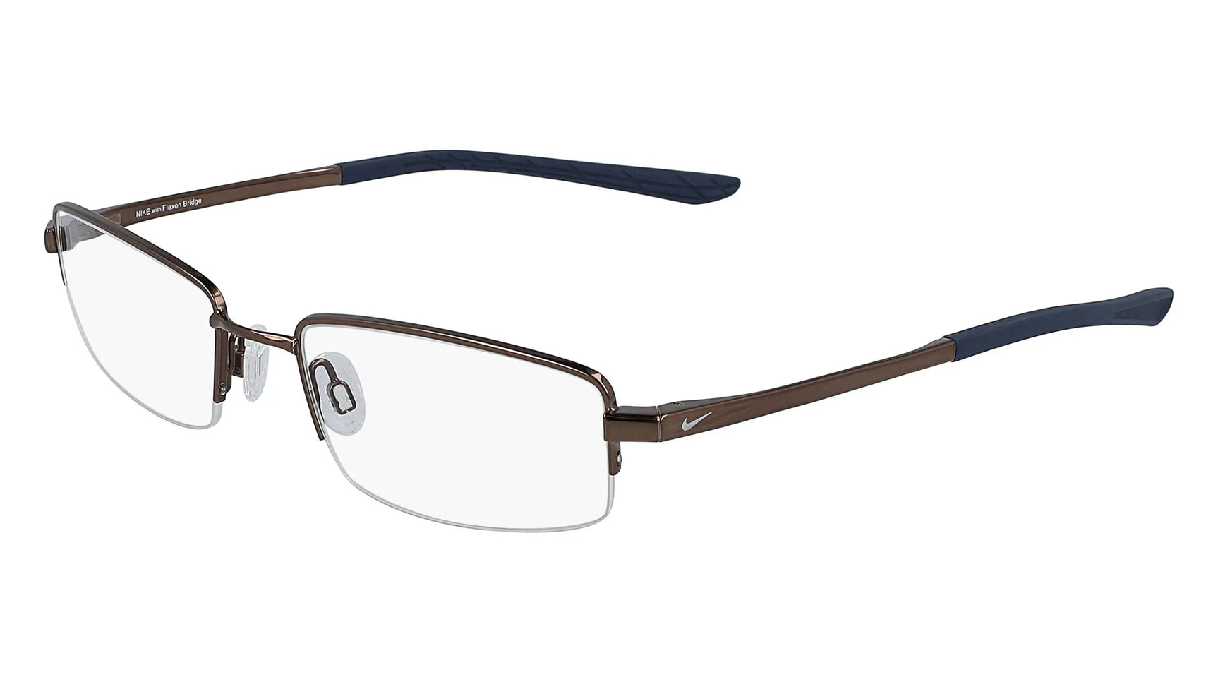Nike 4292 Eyeglasses Walnut / Midnight Navy Nike 4292 Eyeglasses Walnut / Midnight Navy