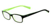Nike 5513 Eyeglasses / Black / Green / Crystal / Size 47