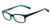 Nike 5513 Eyeglasses / Navy / Hyper Jade / Size 47