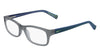 Nike 5513 Eyeglasses / Matte Dark Grey / Midnight Turq / Size 47