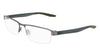 Nike 8137 Eyeglasses / Brushed Gunmetal / Cargo Khaki