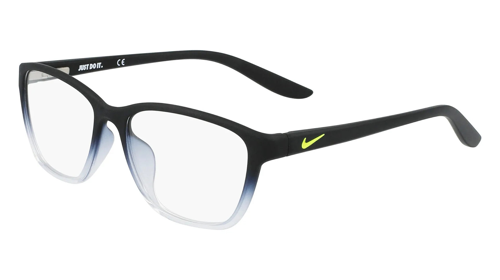 Nike 5028 Eyeglasses Matte Black / Clear Fade Nike 5028 Eyeglasses Matte Black / Clear Fade