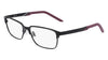 Nike 8213 Eyeglasses / Satin Black / Night Maroon