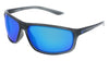 Nike ADRENALINE EV1113 Sunglasses | Size 66 / Dark Grey / Grey / Blue Mirror