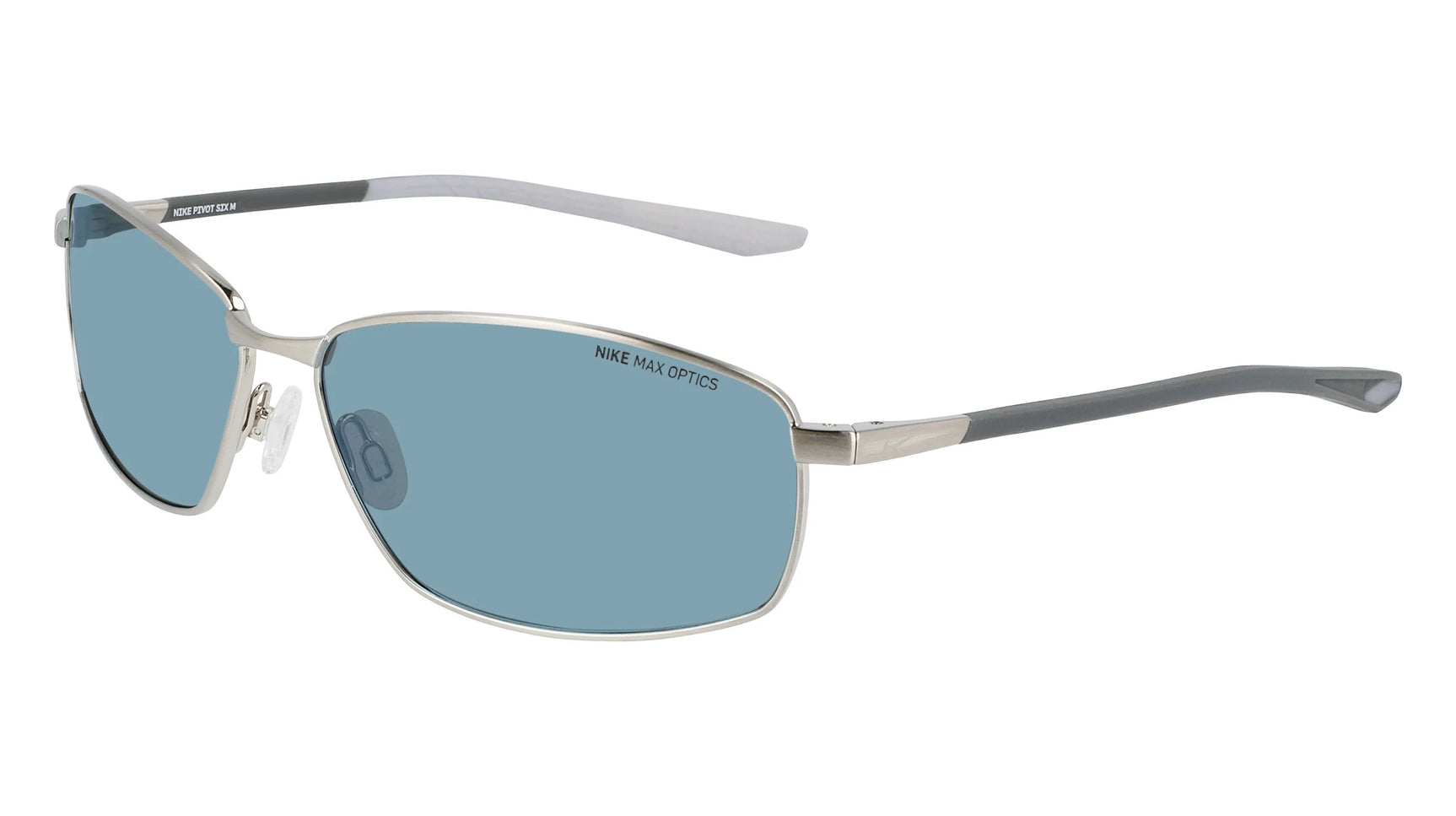 Nike PIVOT SIX DQ0927 Sunglasses Brushed Silver / Blue / Supr Blu Nike PIVOT SIX DQ0927 Sunglasses Brushed Silver / Blue / Supr Blu