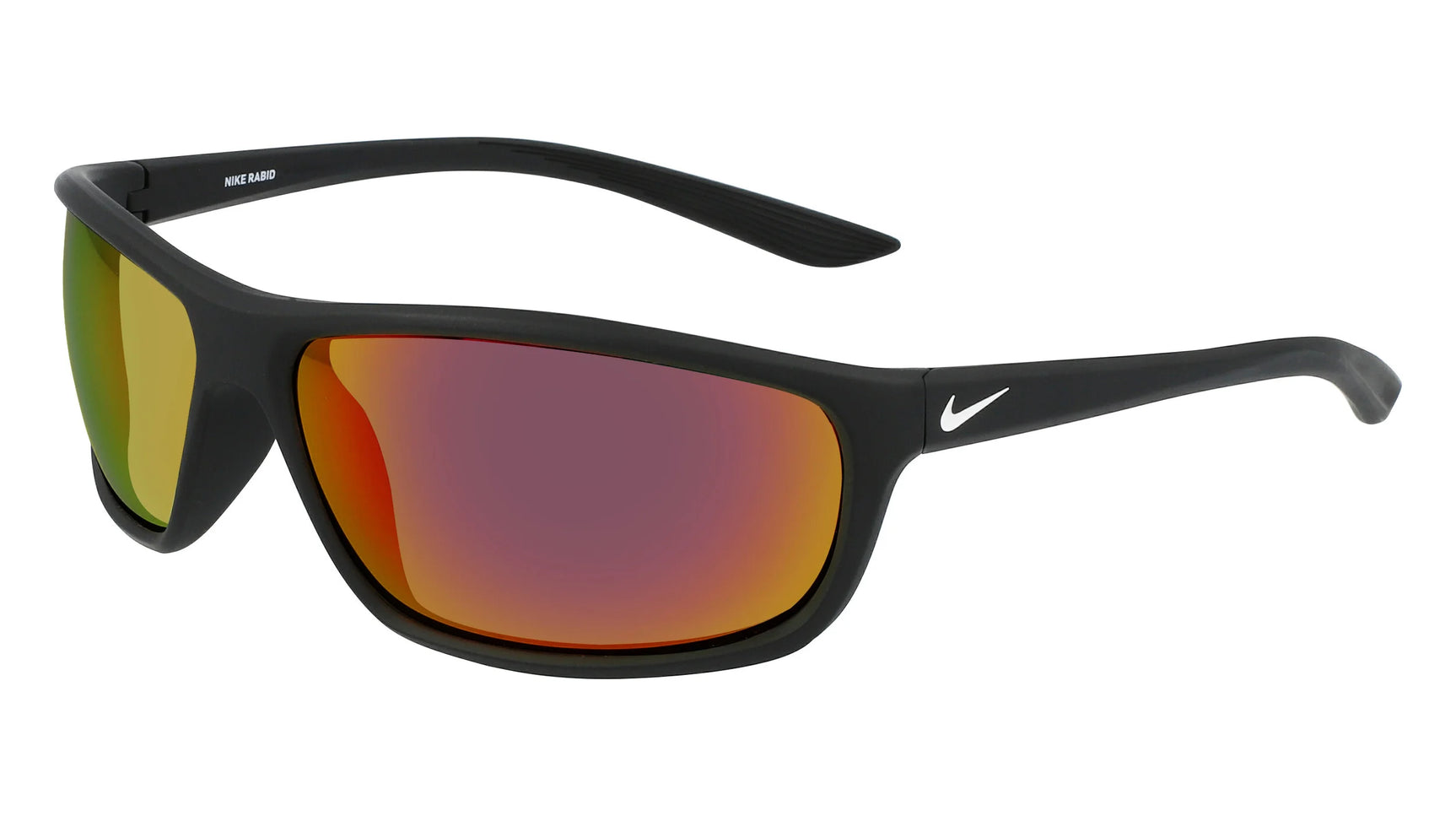Nike RABID EV1110 Sunglasses Matte Black / Grey W / Infrared M Nike RABID EV1110 Sunglasses Matte Black / Grey W / Infrared M