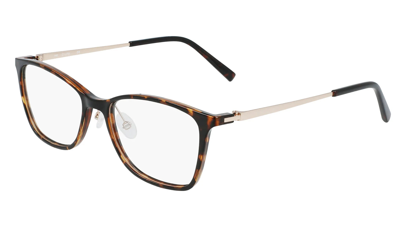 Pure P-3008 Eyeglasses Dark Tortoise Pure P-3008 Eyeglasses Dark Tortoise