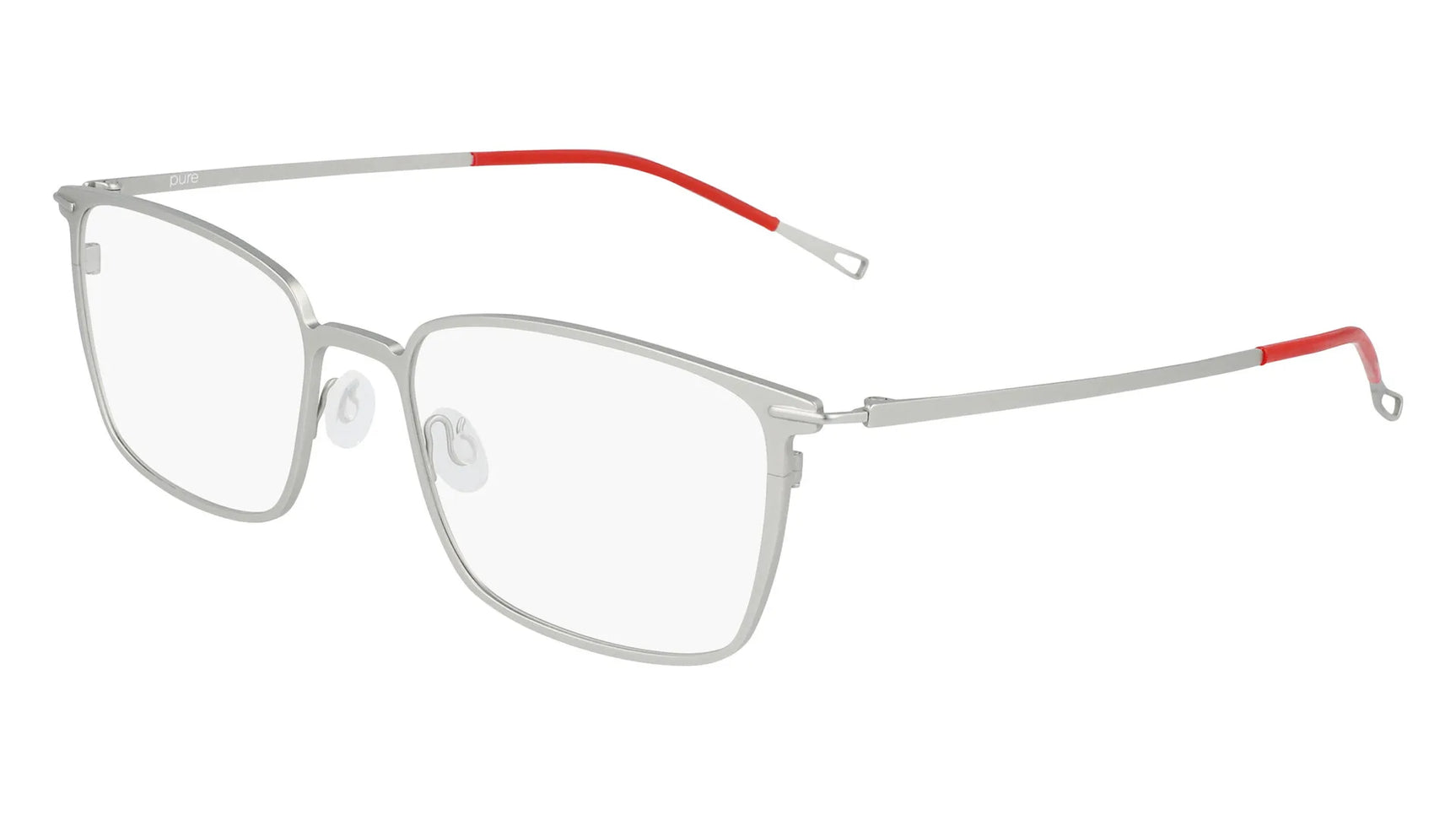 Pure P-4009 Eyeglasses Matte Silver Pure P-4009 Eyeglasses Matte Silver