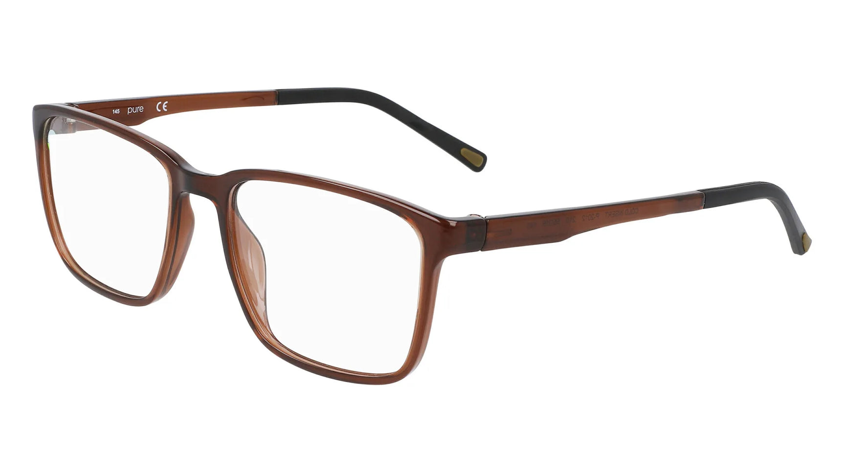 Pure P-2012 Eyeglasses Crystal Brown Pure P-2012 Eyeglasses Crystal Brown