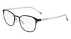 Pure P4014 Eyeglasses / Matte Black / Silver