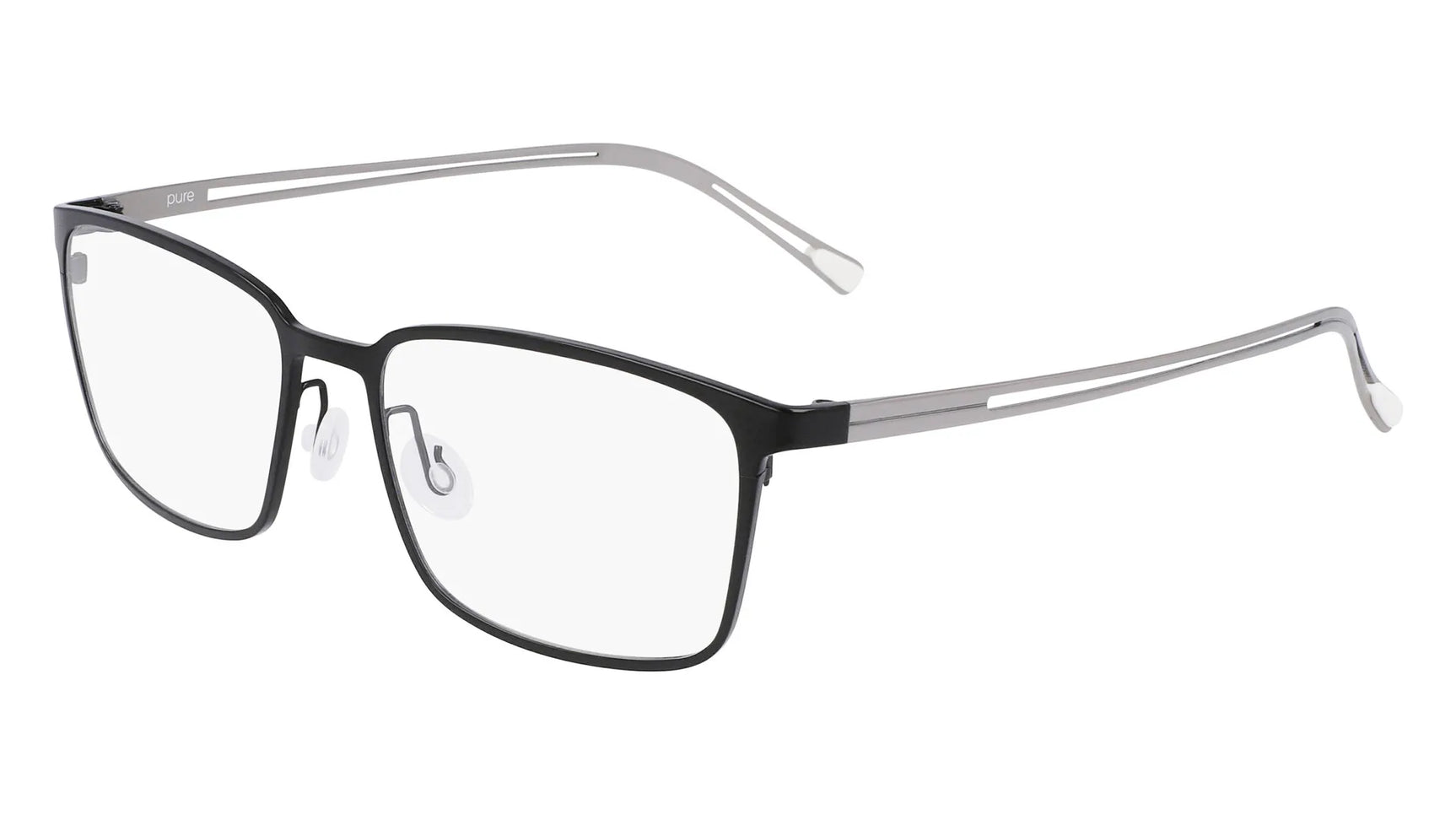 Pure P-4013 Eyeglasses Matte Black / Gunmetal Pure P-4013 Eyeglasses Matte Black / Gunmetal