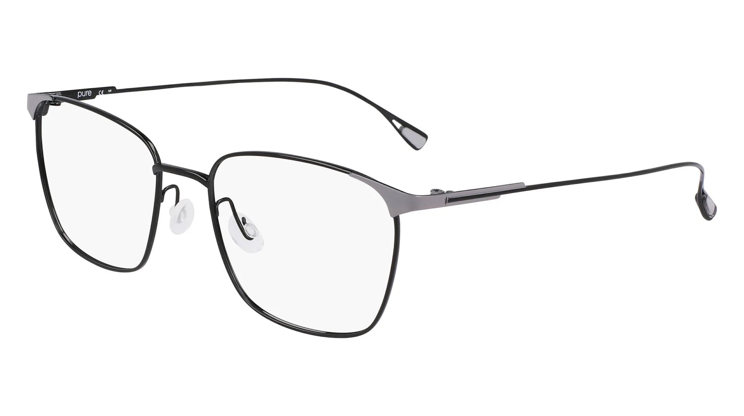 Pure P-4016 Eyeglasses Black / Grey Pure P-4016 Eyeglasses Black / Grey