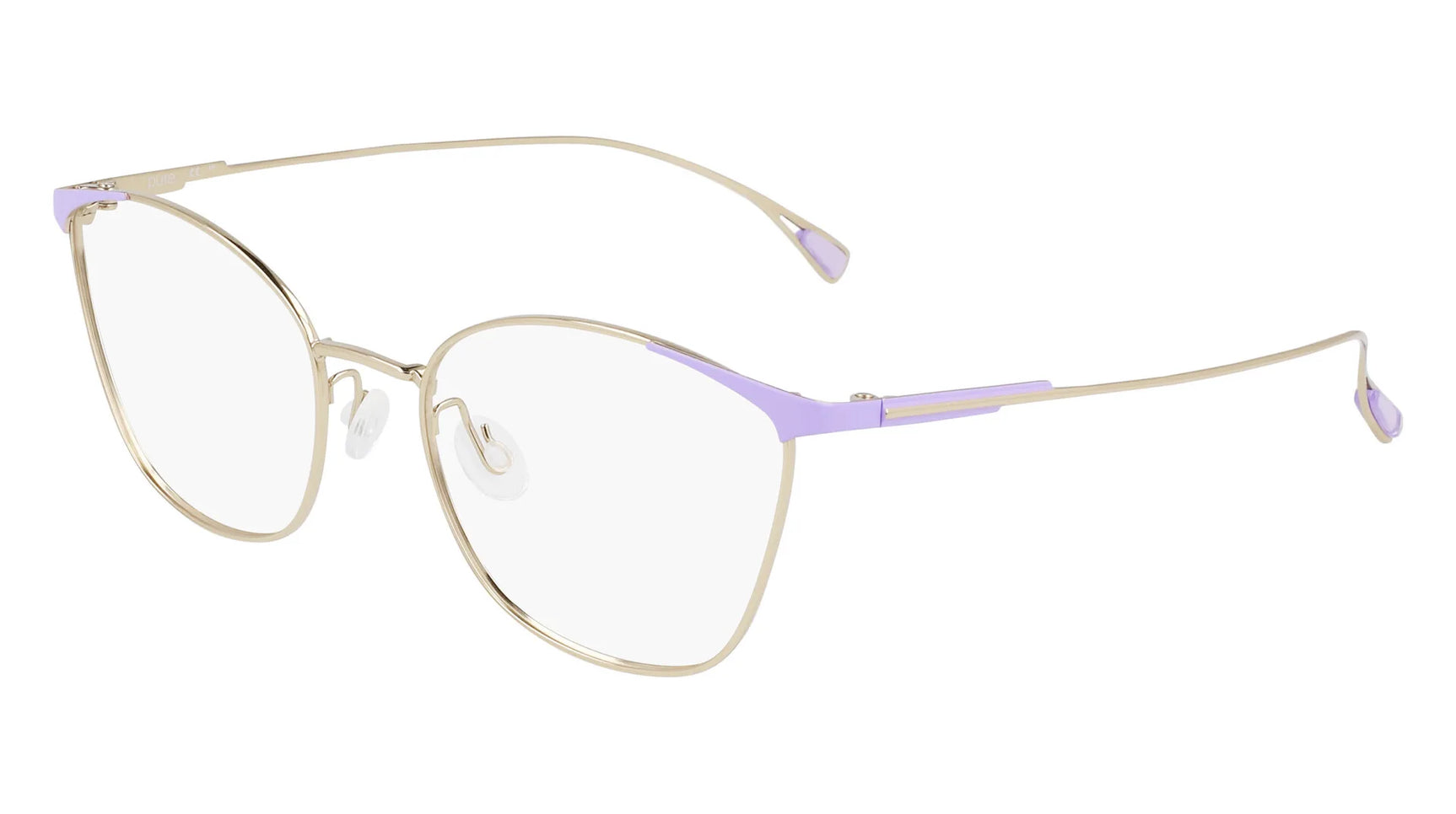 Pure P-5014 Eyeglasses Gold / Lavender Pure P-5014 Eyeglasses Gold / Lavender